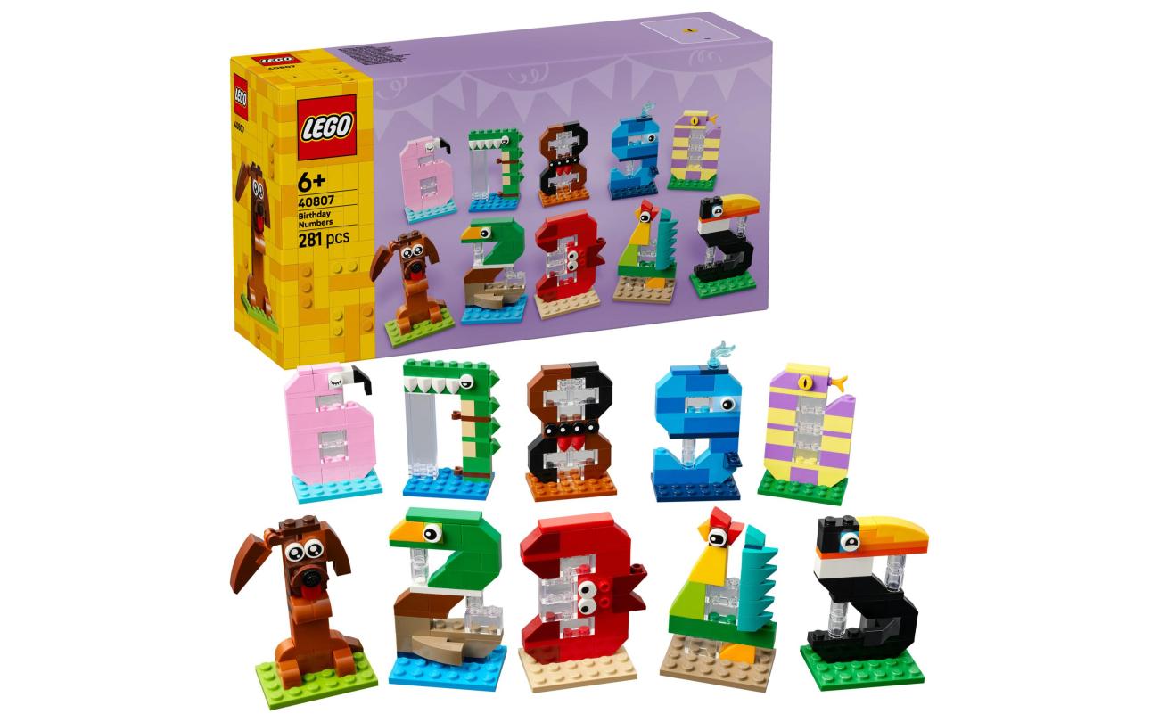Birthday Numbers LEGO 40807