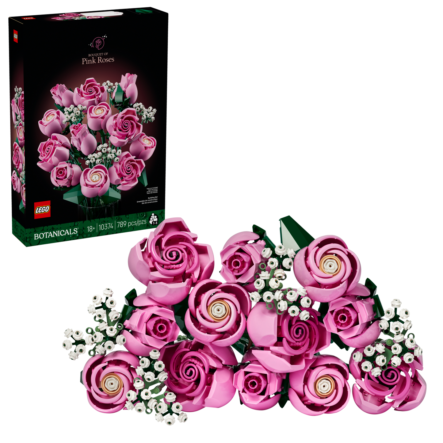 Bouquet of Pink Roses LEGO 10374