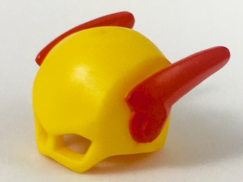 15554pb03 | Minifigure, Headgear Mask Reverse Flash with Red Wings Pattern | LEGOPART