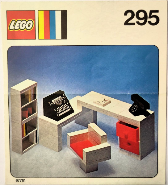 295-1 | Secretary's Desk | INSTRUCTIONS | LEGOPART
