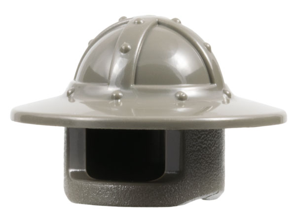30273 | Minifigure, Headgear Helmet Castle Kettle Hat with Chin Guard and Broad Brim | LEGOPART
