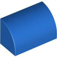 37352 | Slope, Curved 1 x 2 with Bottom Stud Holder | LEGOPART