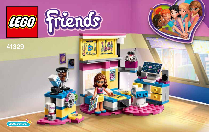 41329-1 | Olivia's Deluxe Bedroom | INSTRUCTIONS | LEGOPART