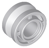 42610 | Wheel 11mm D. x 8mm with Center Groove, 4 Spokes | LEGOPART