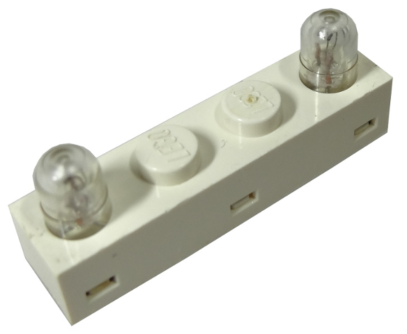 4771c01 | Electric, Light Brick 1 x 4 with 2 Lamps on Top | LEGOPART
