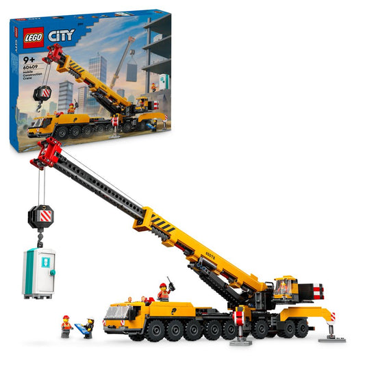 Yellow Mobile Construction Crane LEGO 60409
