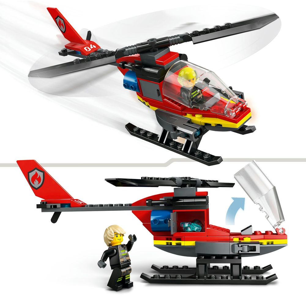 Brandweerhelikopter LEGO 60411