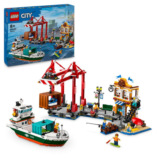 Seaside Harbor with Cargo Ship LEGO 60422