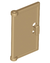 60614 | Door 1 x 2 x 3 with Vertical Handle, Mold for Tabless Frames | LEGOPART