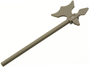 6123 | Minifigure, Weapon Axe, Halberd Elaborate | LEGOPART