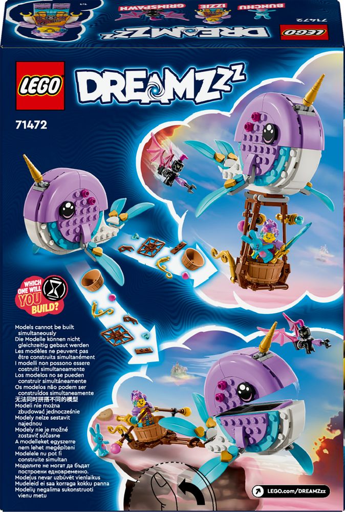 Izzie's narwal-luchtballon LEGO 71472