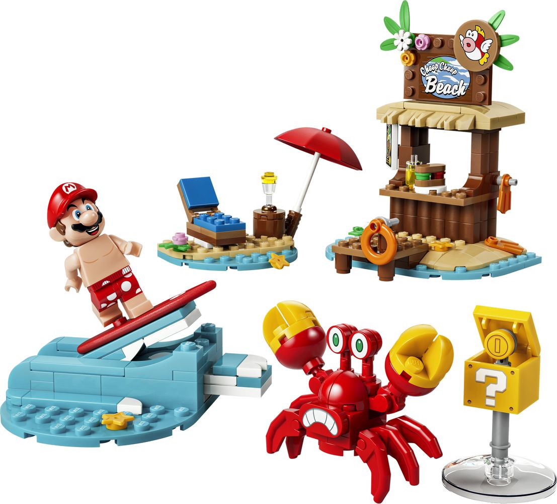 Mario's Beach Adventures LEGO 72055