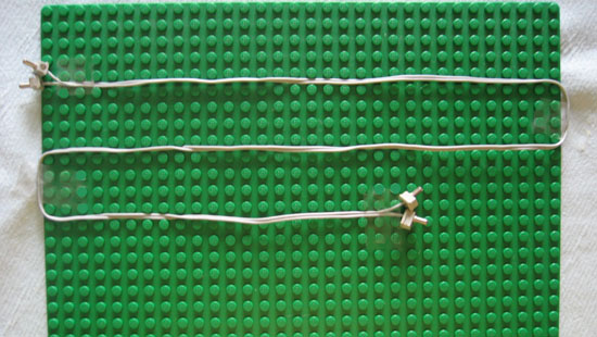 765c96 | Electric, Wire 12V / 4.5V with 2 Leads, 96 Studs Long with 4 Light Gray Electric, Connector, 1-Way Male Squared | LEGOPART