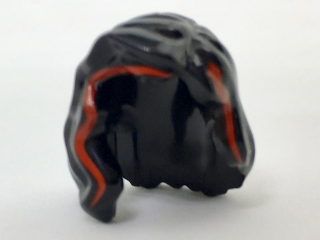 85974pb06 | Minifigure, Hair Female Mid-Length with Part over Right Shoulder with Red Highlights Pattern | LEGOPART