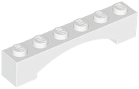 92950 | Arch 1 x 6 Raised Arch | LEGOPART