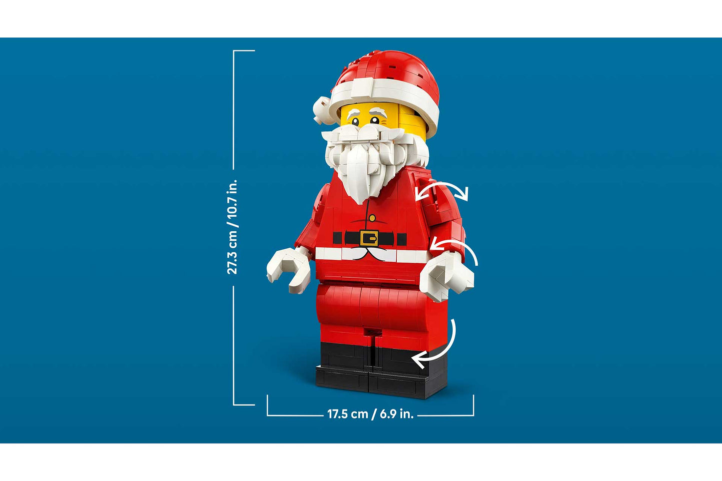 Up-Scaled Santa Minifigure LEGO 40820