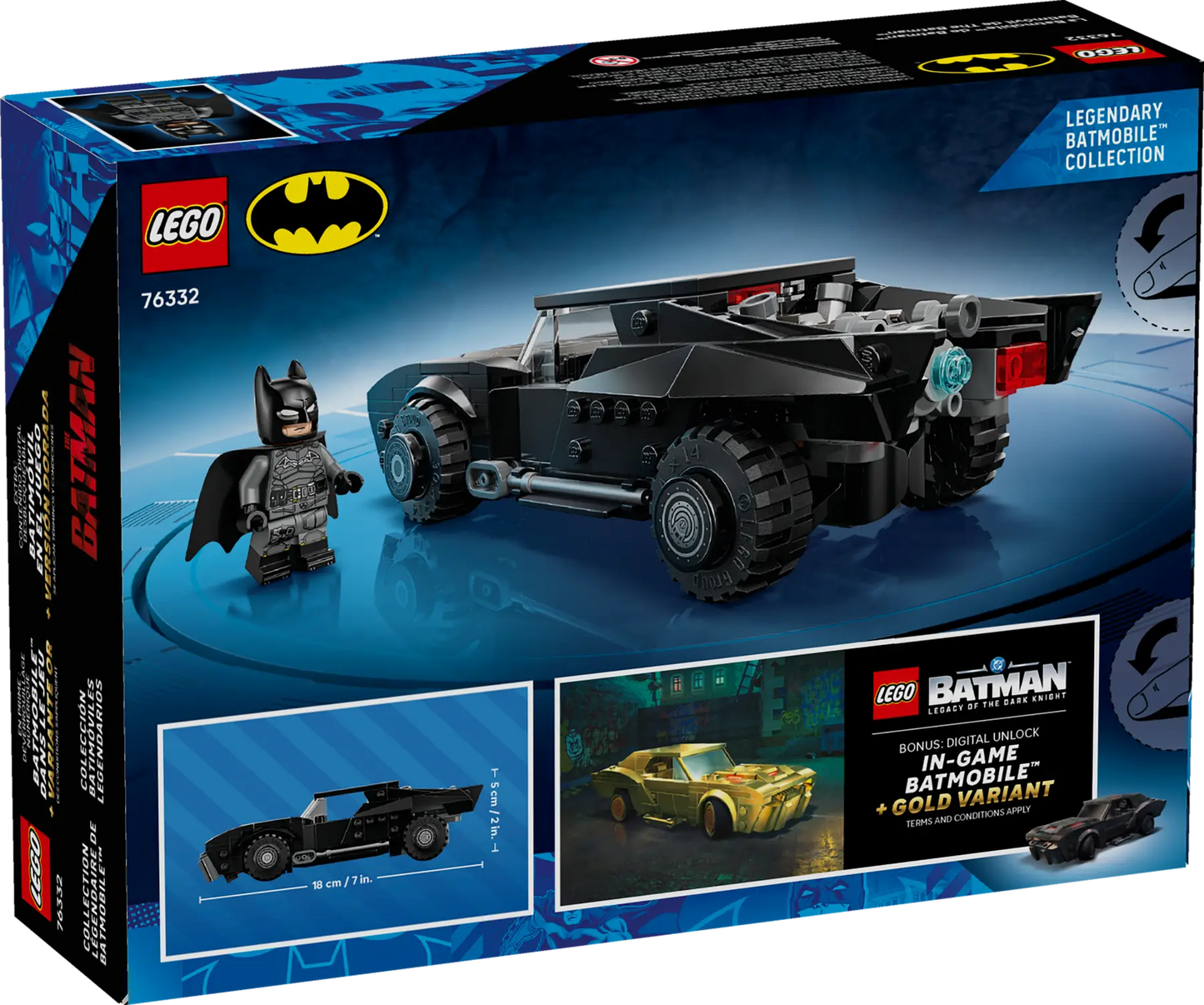 The Batman Batmobile LEGO 76332