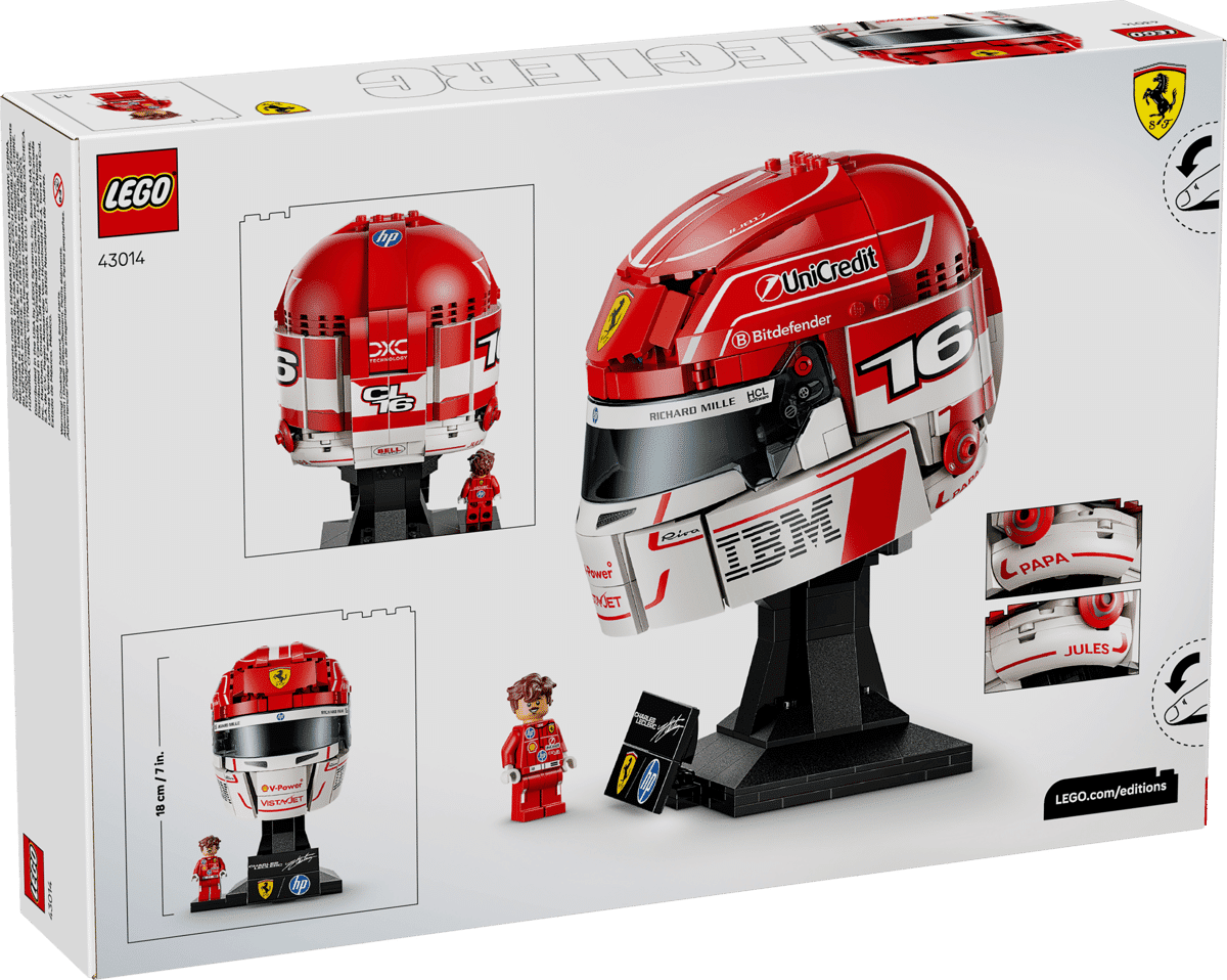 F1® Helmet: Charles Leclerc LEGO 43014