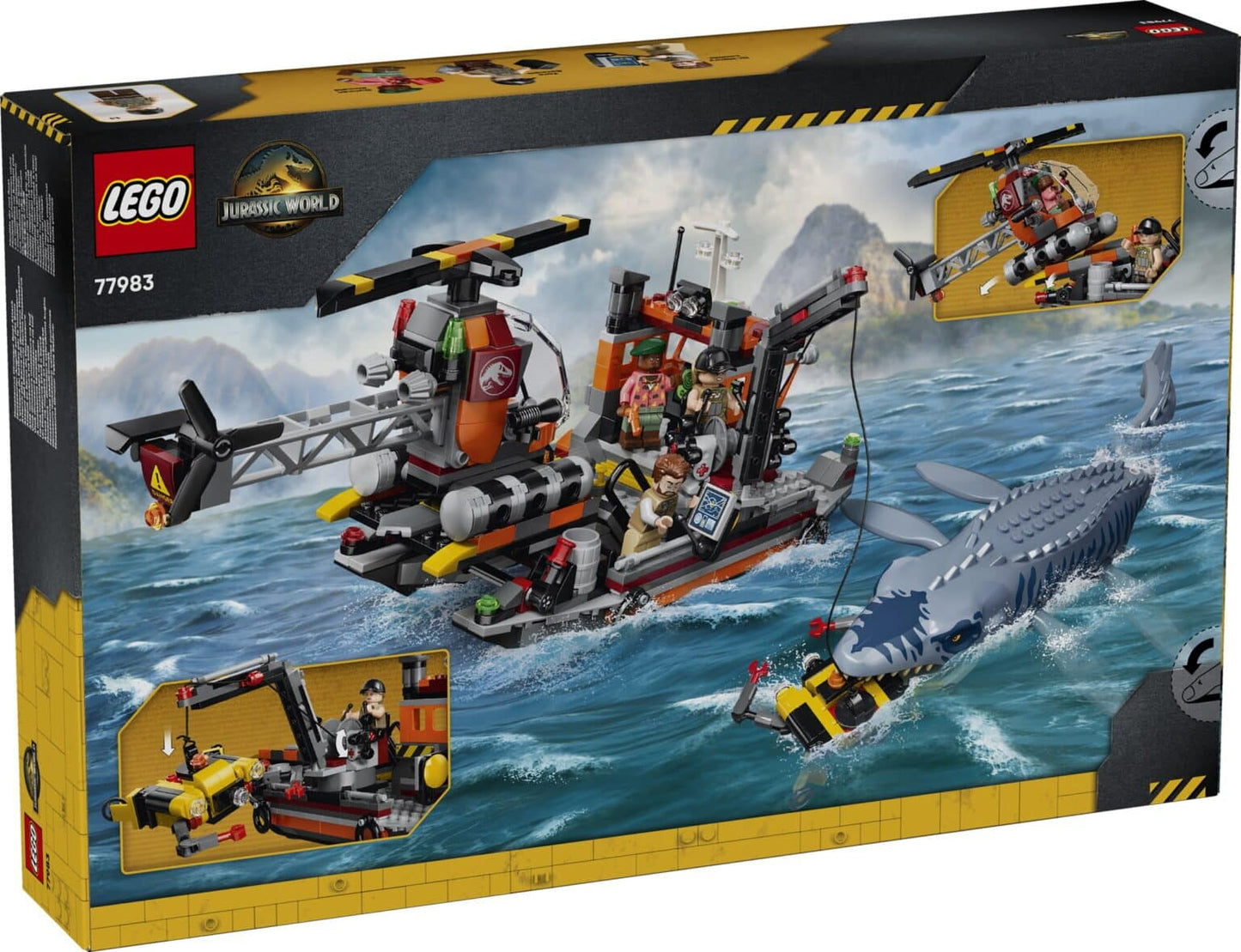 Mosasaurus Dinosaur Boat Attack LEGO 77983