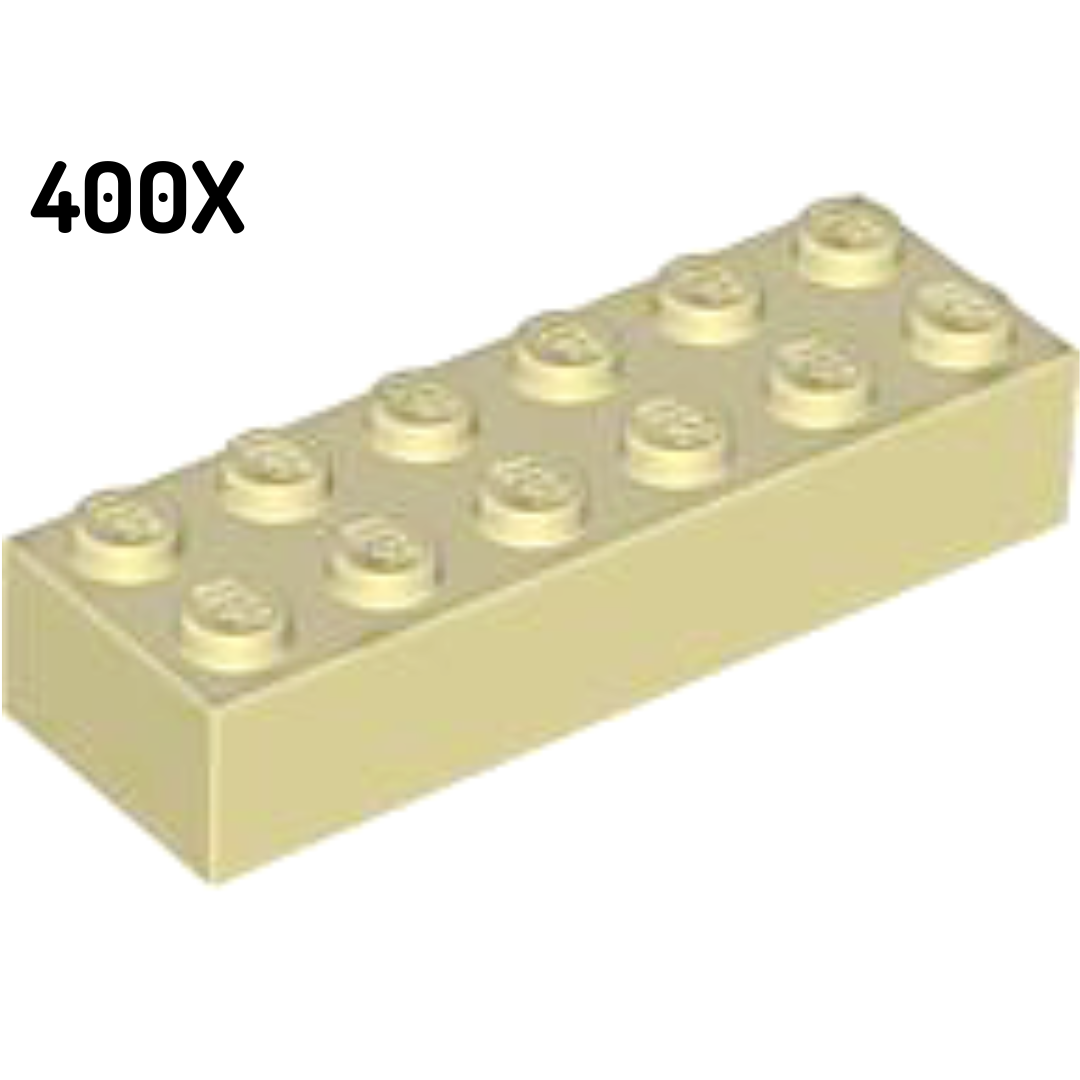 2456 | Brick 2 x 6 400pcs