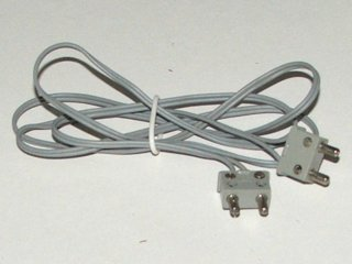 bb0081c96 | Electric, Wire 12V / 4.5V with 2 Leads, 96 Studs Long with 2 Light Gray Electric, Connector, 2-Way Male Squared Narrow Long without Center Post | LEGOPART