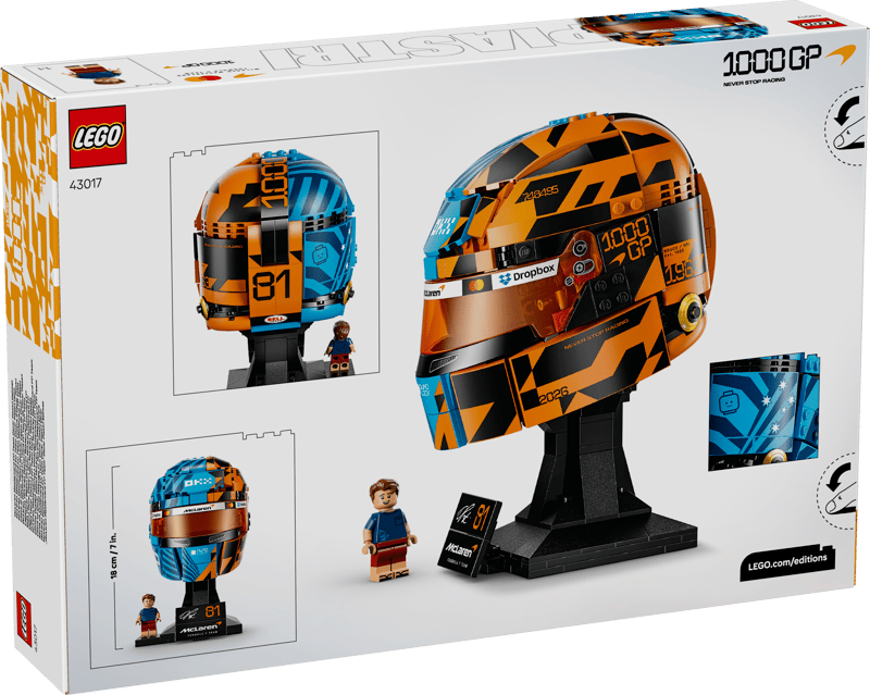 McLaren Mastercard F1® Team Oscar Piastri Helmet LEGO 43017