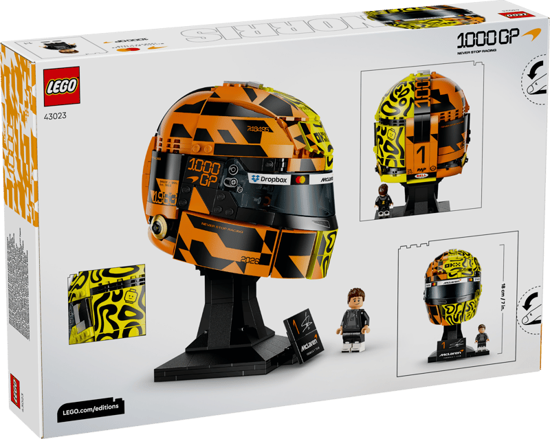 McLaren Mastercard F1® Team Lando Norris Helmet LEGO 43023