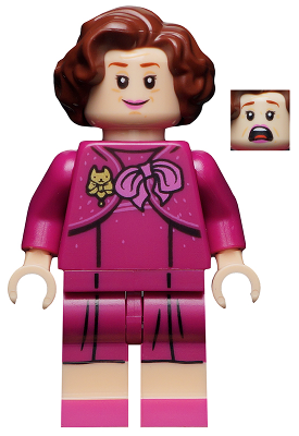 Professor Dolores Umbridge - Magenta Dress LEGO hp235 | Fyrebrick.be