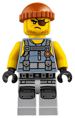 Shark Army Thug - Tank Top, Large Knee Plates LEGO njo0380