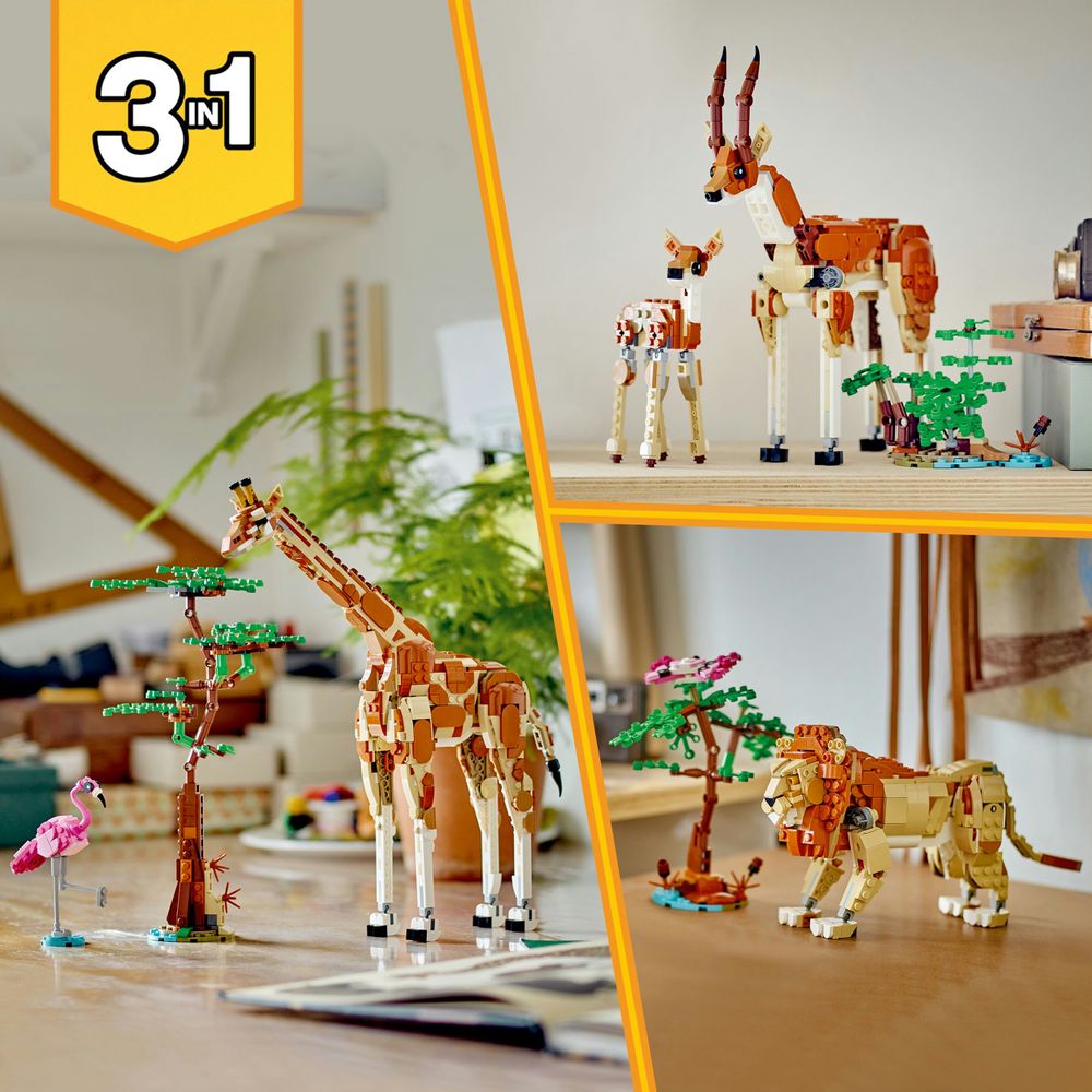 Wilde safaridieren LEGO 31150