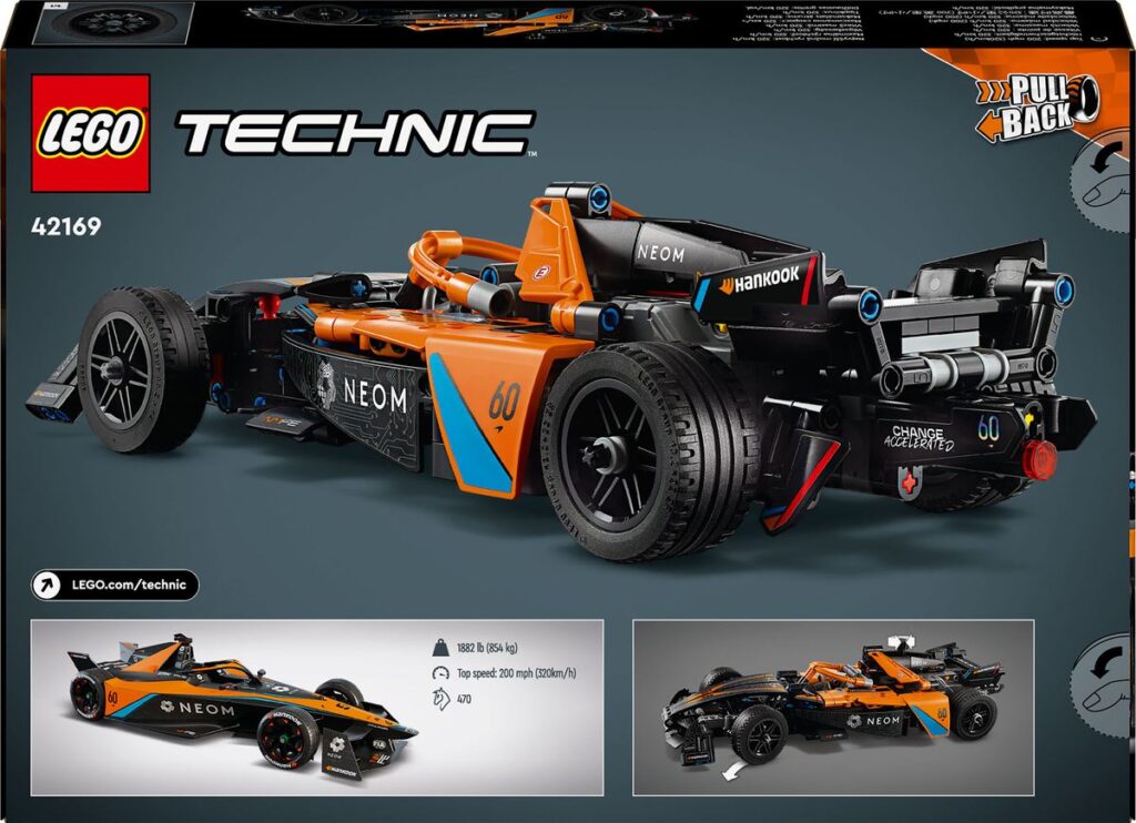 NEOM McLaren Formula E Race Car LEGO 42169