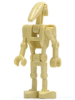 Battle Droid - Tan, Angled Arm and Straight Arm LEGO sw0001c | Fyrebrick.be