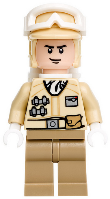 Hoth Rebel Trooper (Black Chin Dimple) LEGO sw0291 | Fyrebrick.be