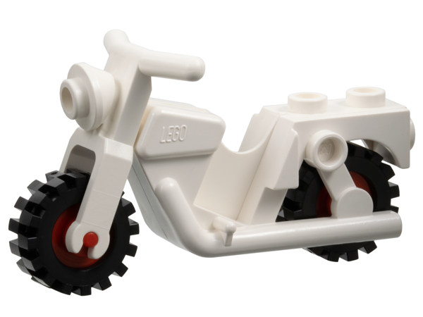 x81c01 | Motorcycle Town with Red Wheels with Black Tires | LEGOPART