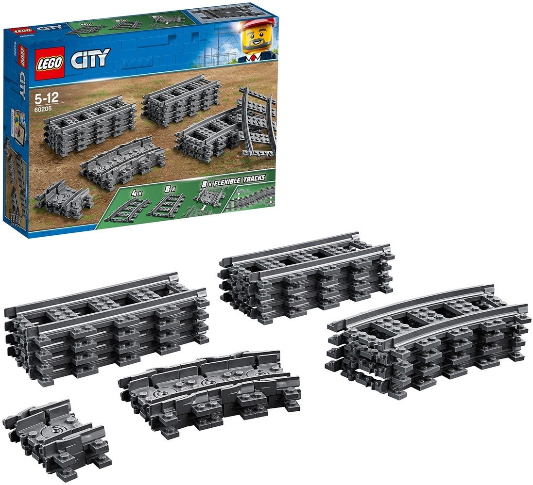 Lego train tracks 60205