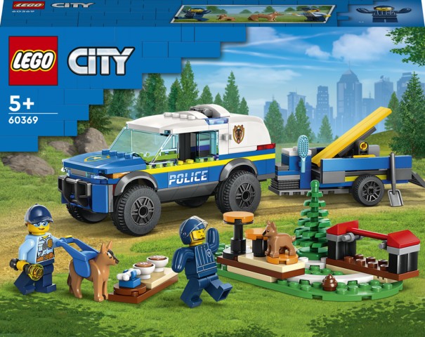 Mobile training for police dogs Lego 60369