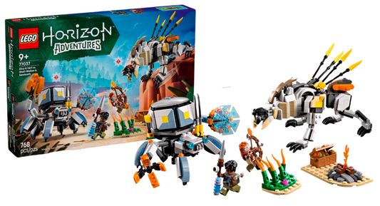 Aloy en Varl vs. Shell-Walker en Sawtooth LEGO 77037