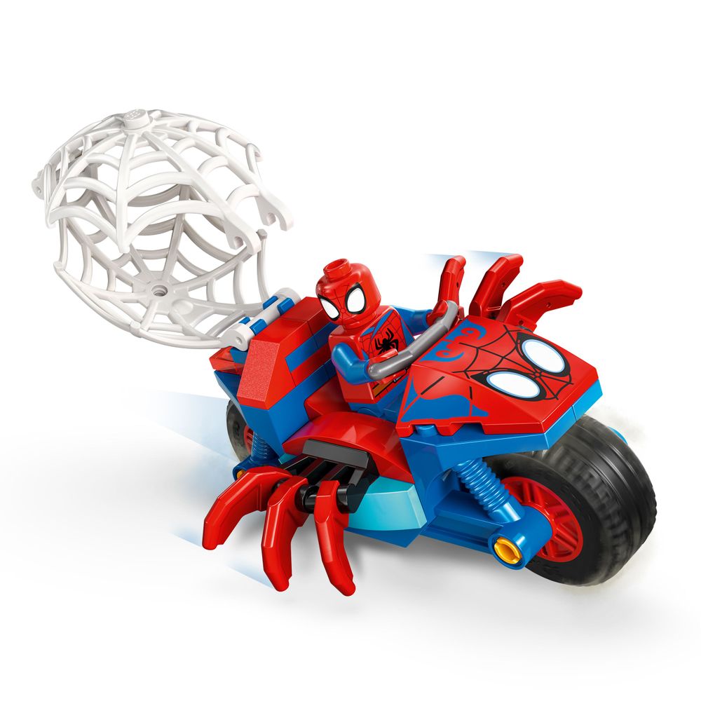 Spidey on his Motorcycle vs. Rhino LEGO 11206