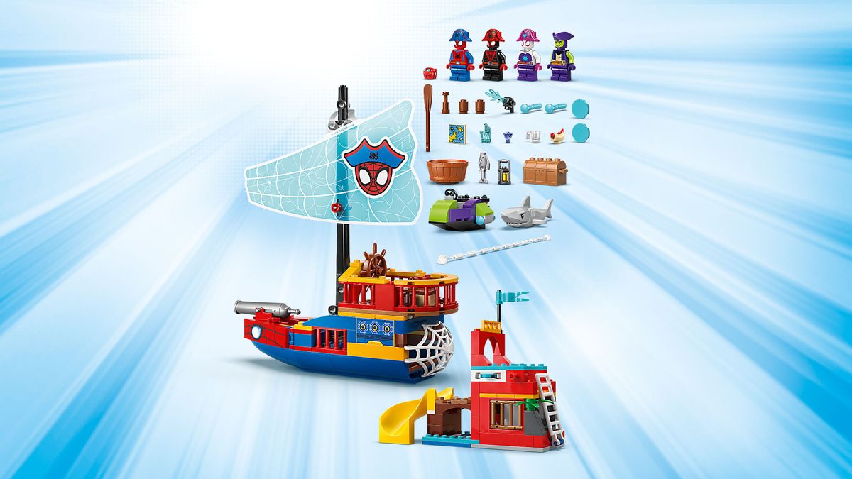 Team Spidey Pirate Ship LEGO 11208