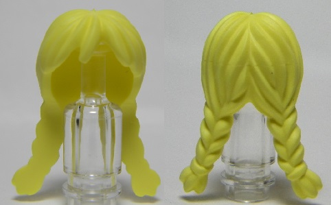 13784 | Minifigure, Hair Female Long with Braided Pigtails | LEGOPART