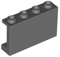 14718 | Panel 1 x 4 x 2 with Side Supports - Hollow Studs | LEGOPART