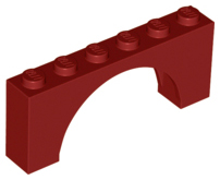 15254 | Arch 1 x 6 x 2 - Medium Thick Top without Reinforced Underside | LEGOPART