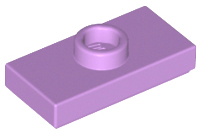 15573 | Plate, Modified 1 x 2 with 1 Stud with Groove and Bottom Stud Holder | LEGOPART