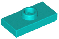 15573 | Plate, Modified 1 x 2 with 1 Stud with Groove and Bottom Stud Holder | LEGOPART