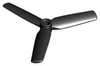 15790 | Propeller 3 Blade 9 Diameter with Center Recessed | LEGOPART