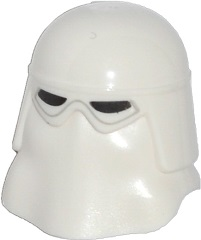 16501pb01 | Minifigure, Headgear Helmet SW Snowtrooper with Black Eye Holes Pattern | LEGOPART