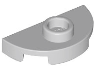 1745 | Plate, Round 1 x 2 Half with 1 Stud | LEGOPART