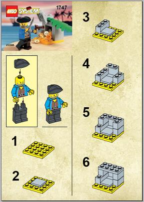 1747-1 | Treasure Surprise | INSTRUCTIONS | LEGOPART