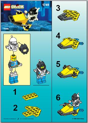 1749-1 | Paravane | INSTRUCTIONS | LEGOPART