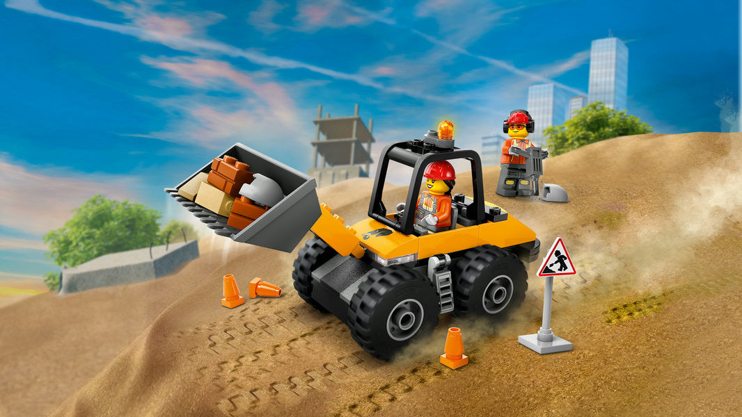 Yellow Construction Wheel Loader LEGO 60450